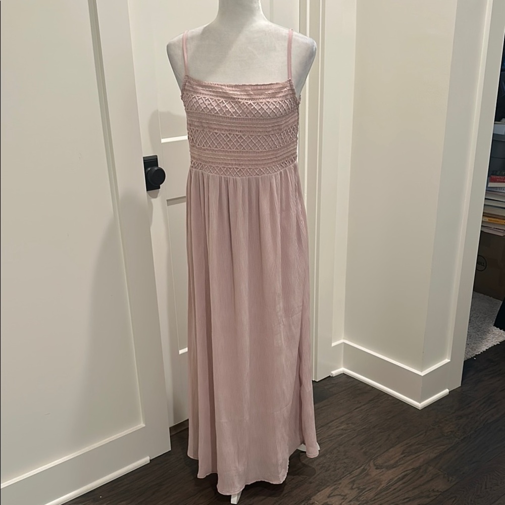 NWT Miou Muse Boutique Brand Lavender Midi Dress Sz M